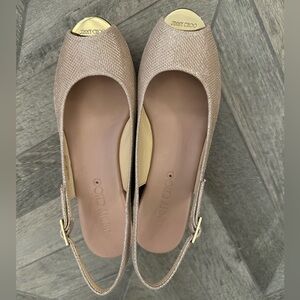 Jimmy Choo Sandals with Subtle Shimmer